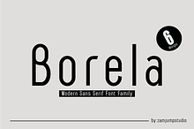 Borela -  A Modern Sans Serif