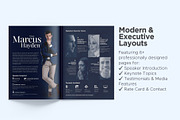 Speaker Media Kit Template in Canva, a Brochure Template by Oshin Design (Thumbnail 2 of 6)