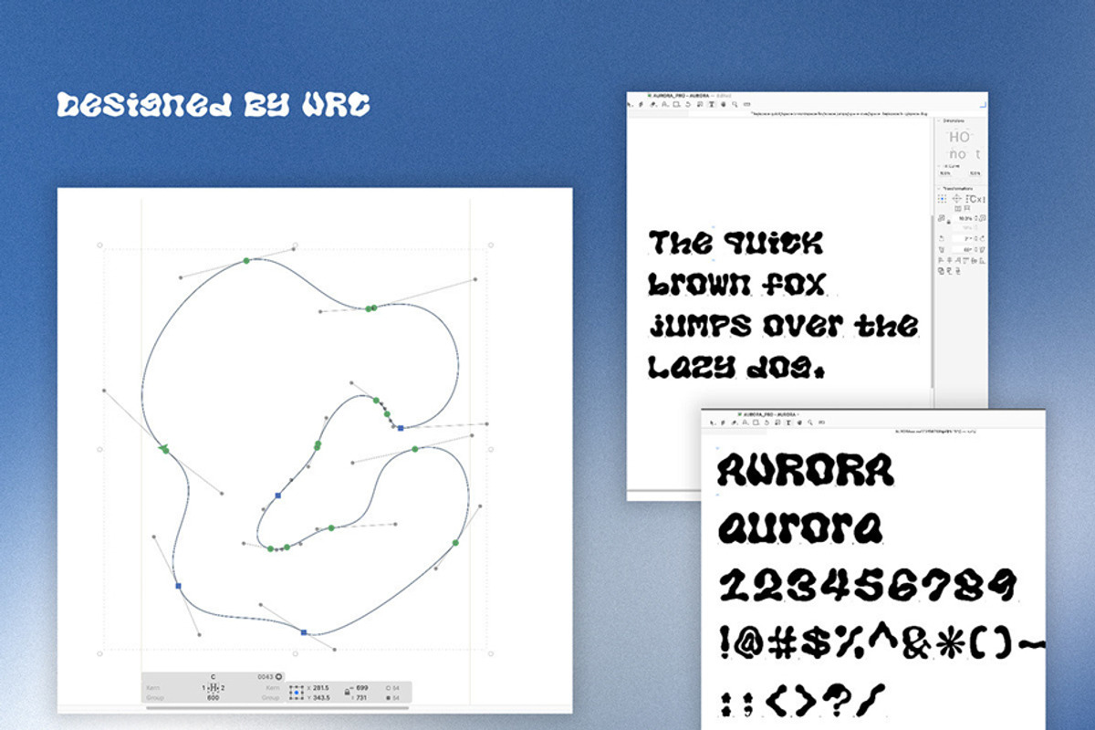 Font Aurora Lights, a Font by Ohsocool Studio (Photo 7 of 8)