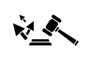 Justice Gavel Silhouette Bundle, a Graphic by hafijul (Thumbnail 10 of 14)