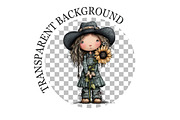 Whimsical Summer Western Girl, a Seasonal Illustration by Rose Art (Thumbnail 5 of 5)