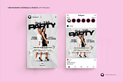 Black & White Party Flyer, a Flyer Template by Plan B (Thumbnail 2 of 3)