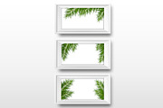 Palm Leaves Template for Banners, a Poster Template by Leo Edition (Thumbnail 2 of 3)