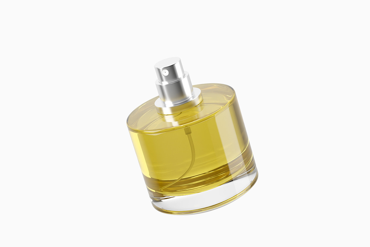 50ml Perfume Glass Bottle 3D Model, an Object 3D Model by Akebareee (Photo 9 of 11)