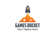 Games Rocket Logo, a Branding & Logo Template by Martin-Jamez (Thumbnail 1 of 3)