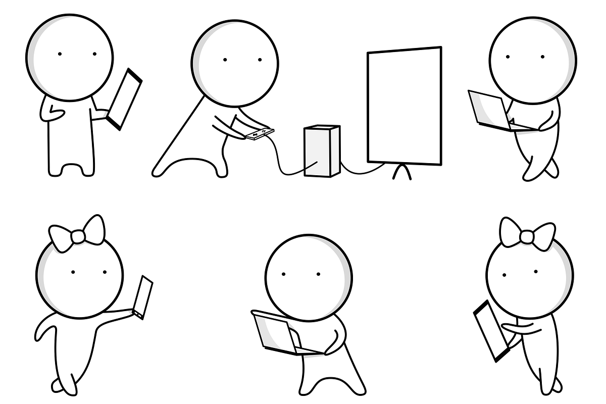 Icons about gadgets and smartphones, an Icon by JK comics (Photo 1 of 5)