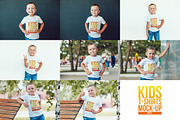 Kids T-Shirt Mock-Up's Mega Bundle, a Shirt Mockup by Freeman Studio (Thumbnail 9 of 12)