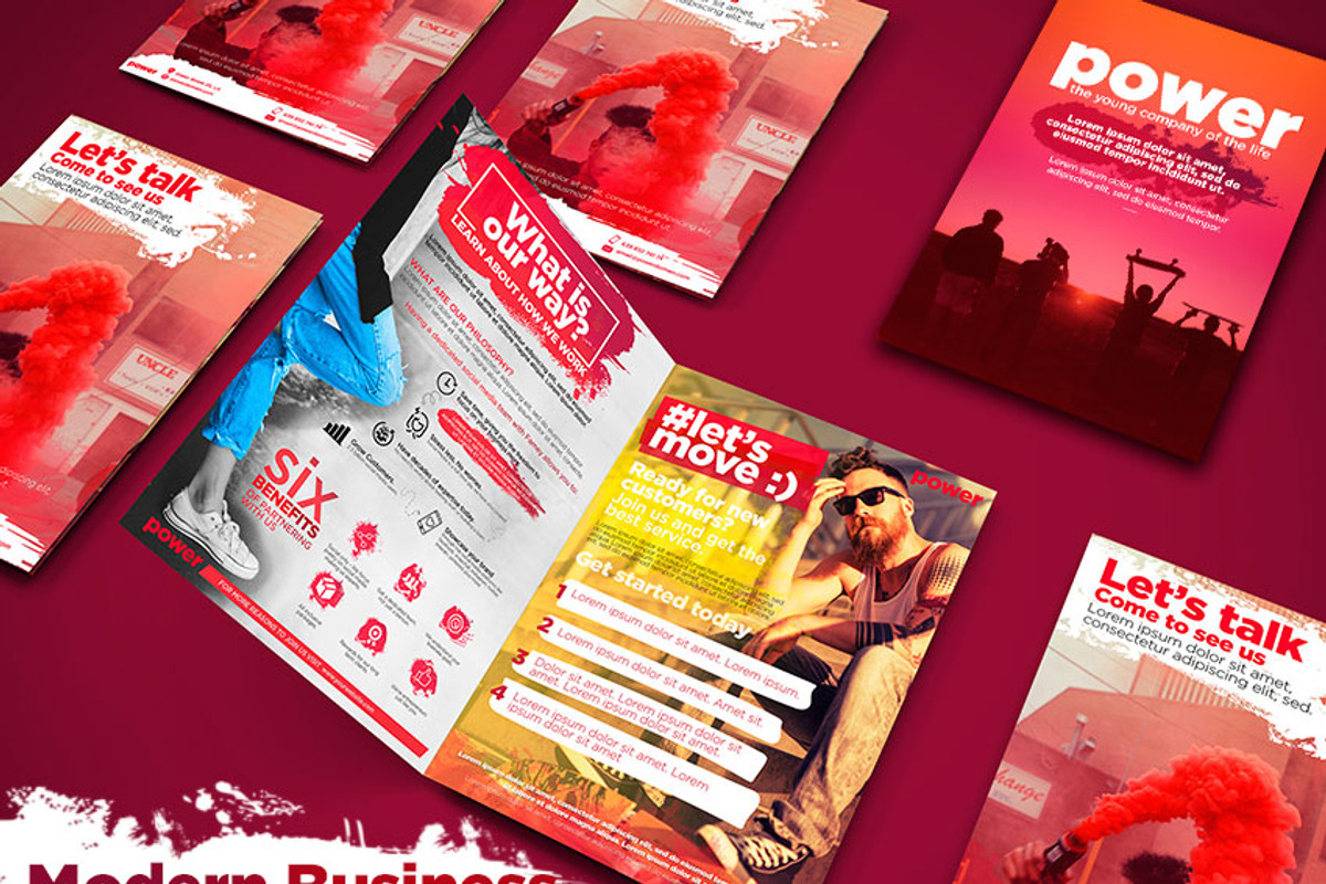 Corporate Brochure Bi-Fold, a Brochure Template by Graphicfy Templates (Photo 1 of 3)