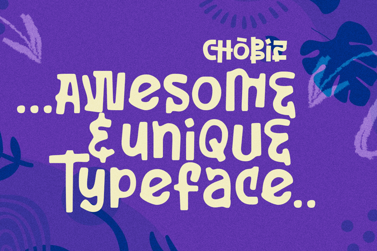Chobiz Font, a Handwritten Font by Grontype (Photo 4 of 8)