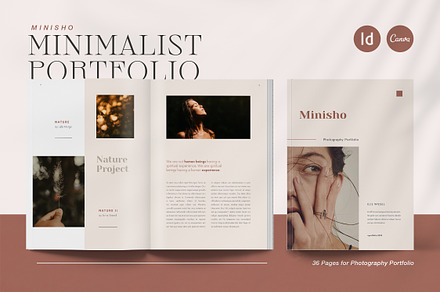 Canva Minimalist Portfolio | Minisho