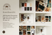 Soleil Branding Board Kit + Logo, a Branding & Logo Template by CC CREATIVE CO (Thumbnail 1 of 9)