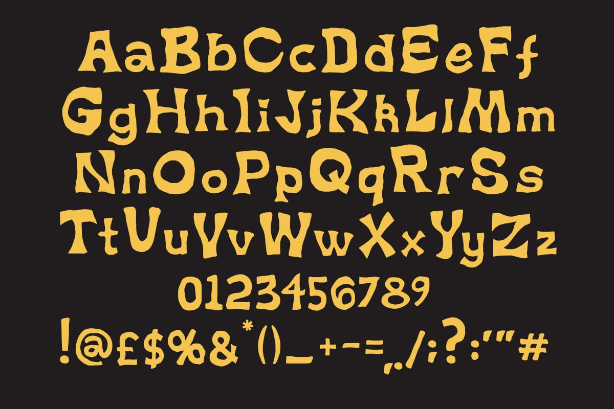 Boiled Frogs Display Font, a Handwritten Font by ILLWOOKIE (Photo 2 of 2)