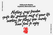 Hella Punk | Display Font, a Handwritten Font by Jolicia Type (Thumbnail 3 of 9)