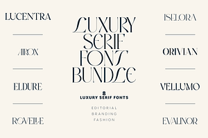 Luxury Serif Collection - 8 Fonts