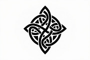 Celtic Knot Tattoo Silhouette Set, an Illustration by BIPLOB EXPERT (Thumbnail 6 of 9)