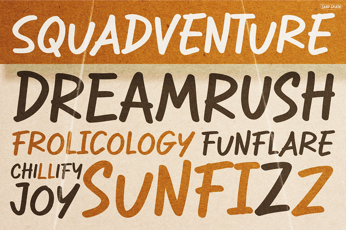 Sand Grain, a Font by Pinisi ART (Photo 10 of 10)