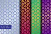 Seamless Indian Patterns Set of 75+, a Pattern Graphic by ThePhoton (Thumbnail 4 of 17)