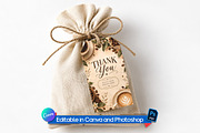 Packaging favor tag mockup, an Advertising Mockup by Rami's Mockups (Thumbnail 3 of 3)