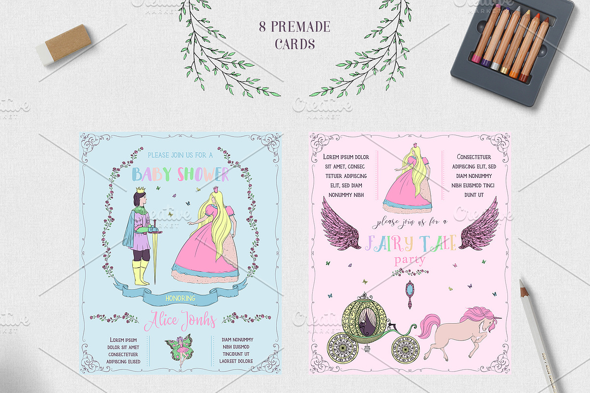 Fairy Tale. Vector collection, an Animal Illustration by kateja (Photo 4 of 9)