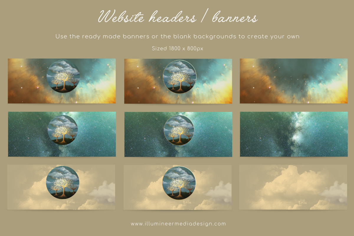 Dream Catchers: Golden Trees & Stars, an Object Graphic by Illumineer Media & Design (Photo 8 of 11)