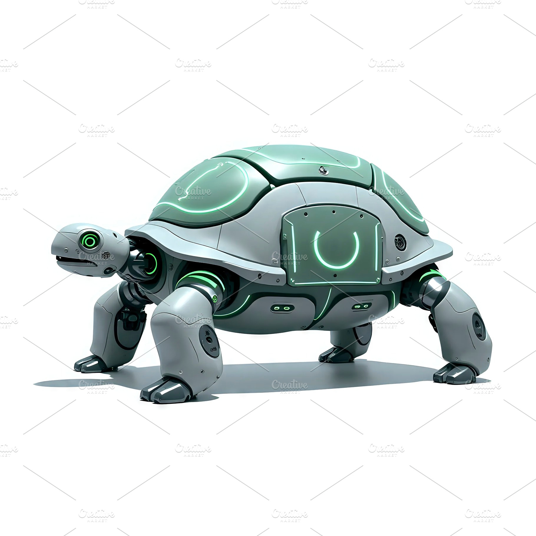 Futuristic Cyber Turtle Vector Masco, a Photo by LOGOCREATIVE ...