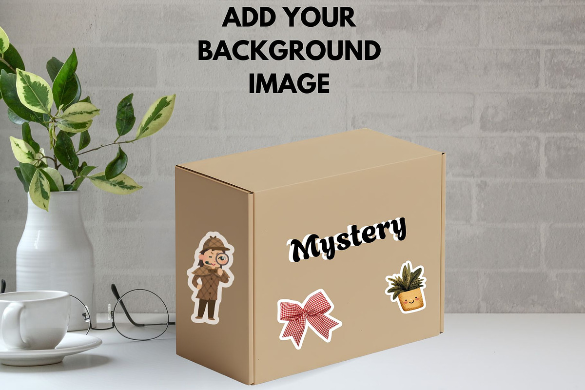 Box Mockup Packaging Canva Template, a Packaging Mockup by GraphiCarola (Photo 4 of 6)