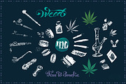 Weed. Stoner gadgets & accessories, a Healthcare Illustration by Margo Miller (Thumbnail 3 of 45)