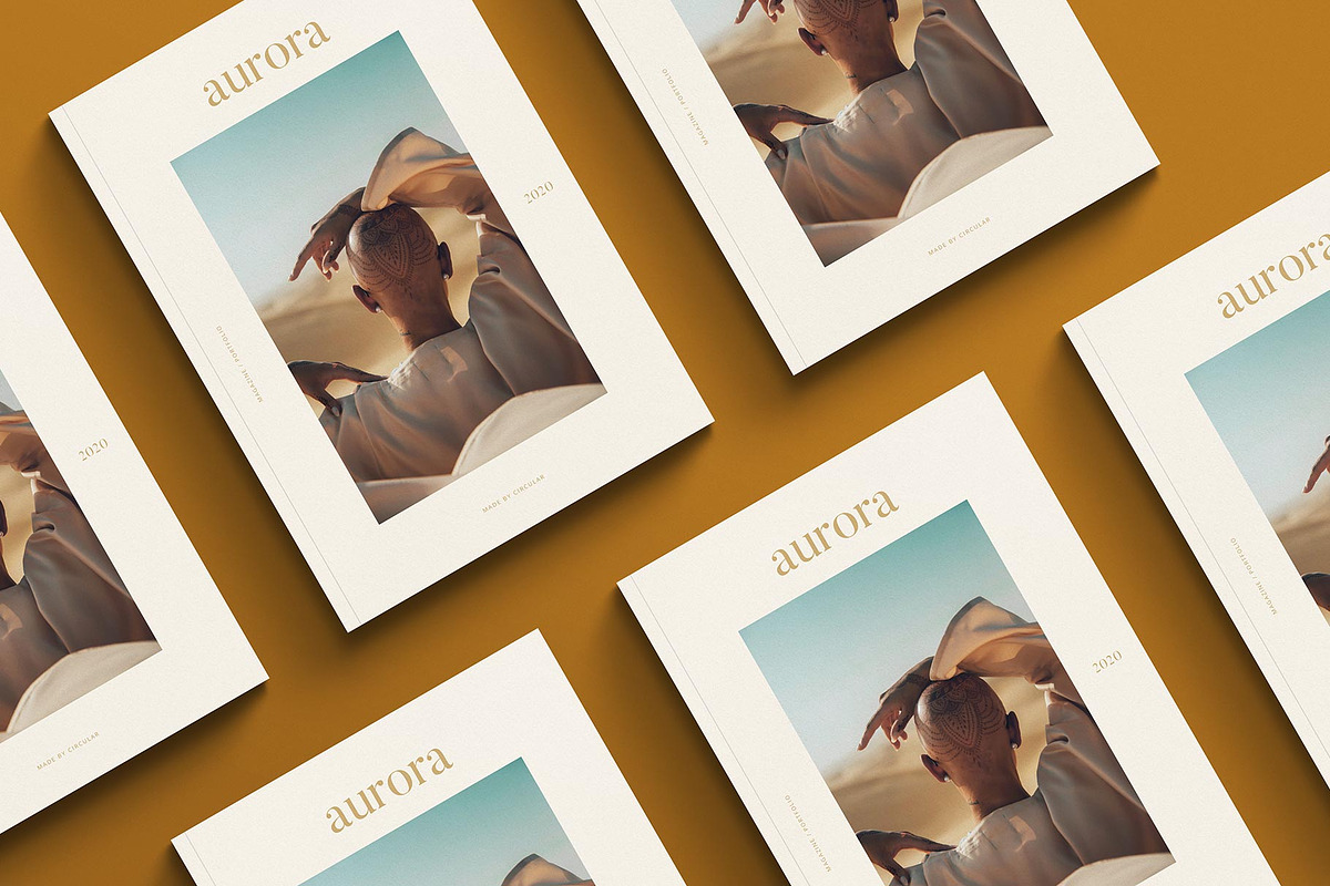 AURORA / Lifestyle Magazine Template, a Magazine Template by Circular (Photo 2 of 10)