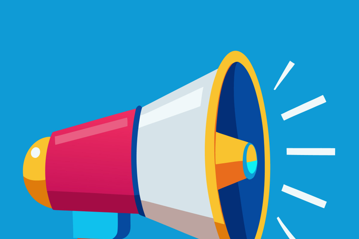 Brightly Colored Megaphone, an Object Illustration by SouravDesign (Photo 1 of 3)