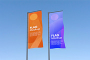 Flag Mockup Bundle Set, an Advertising Mockup by Rielismee (Thumbnail 2 of 5)