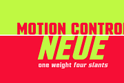 Motion Control Neue: a Sturdy Font, a Sans Serif Font by UkiyoMoji Fonts (Thumbnail 1 of 9)