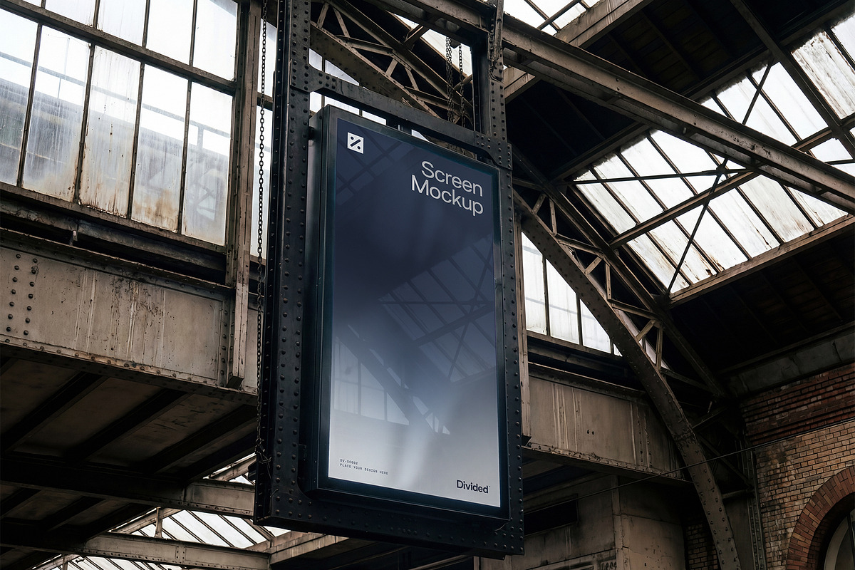 Screen Mockup DV-SC002, a Mockup by Divided.co (Photo 2 of 3)