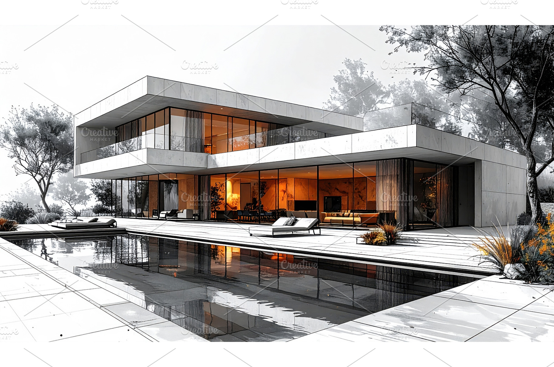Modern luxury villa architecture, an Architecture Photo by Igor Tichonow