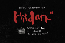 Hitdark Handwritten Font