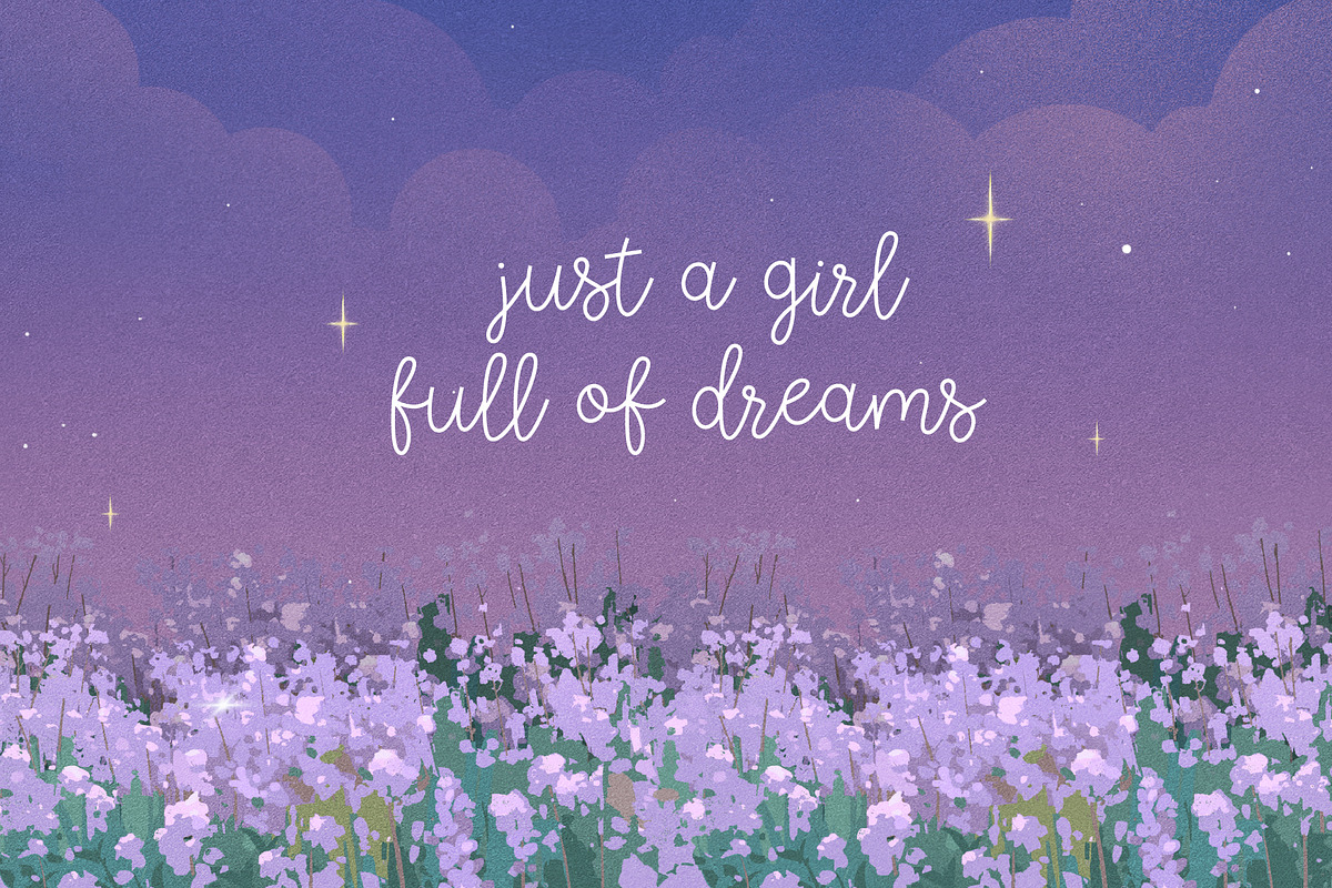 Hopeful Always Bouncy Script Font, a Script Font by Kaya Fonts (Photo 5 of 31)