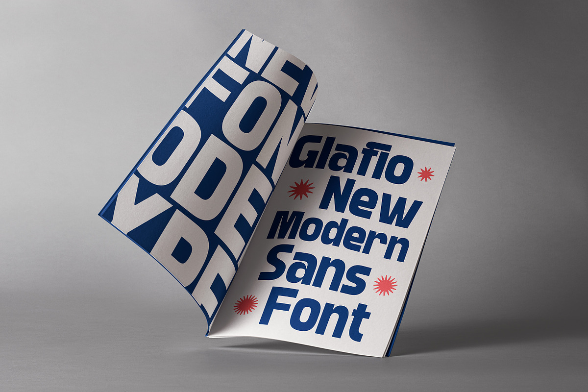 Glafio – Modern Sans Serif Inktrap, a Sans Serif Font by Mahesans Co (Photo 5 of 10)