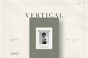 Proposal Vertical Template, a Presentation Template by Simple P. (Thumbnail 2 of 11)