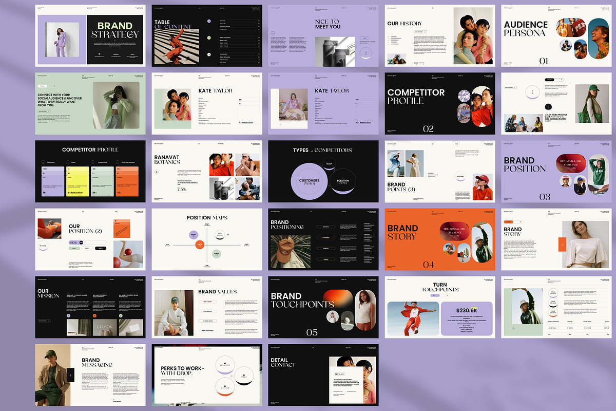 Brand Strategy Template, a Presentation Template by S A N D Y (Photo 9 of 9)