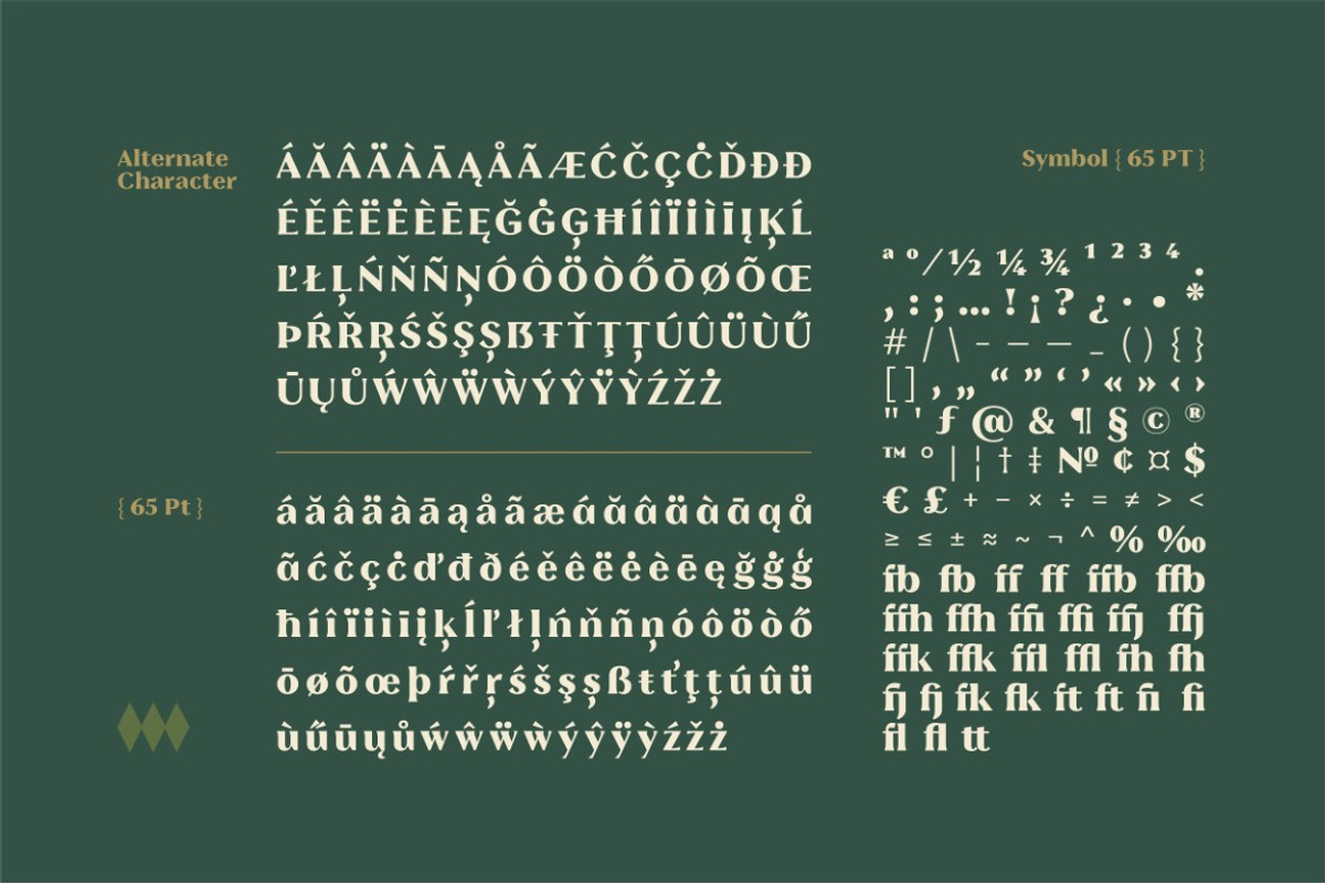 Emerald Charm, a Serif Font by graphicook (Photo 4 of 10)