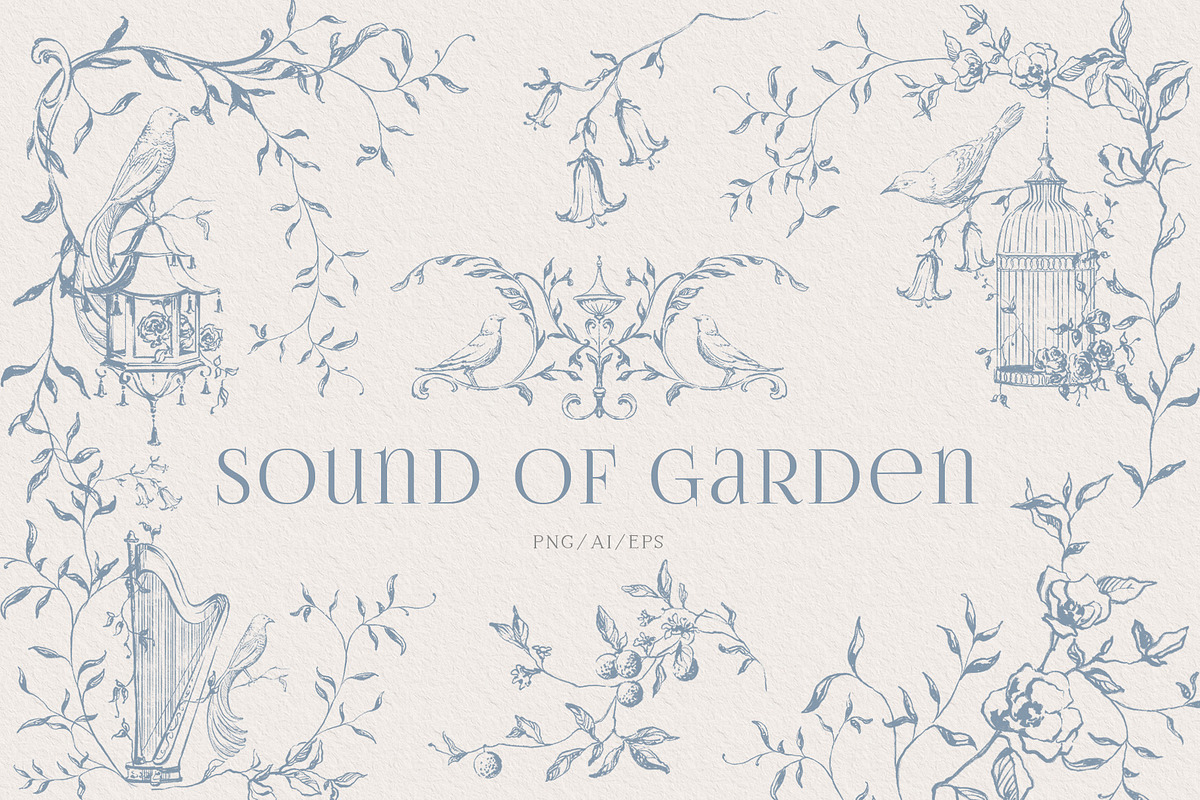 Sound of Garden, a Decorative Illustration by Sensual Art (Photo 1 of 10)