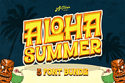 Aloha Summer Font Bundle, a Sans Serif Font by Artisan Themes (Thumbnail 7 of 7)