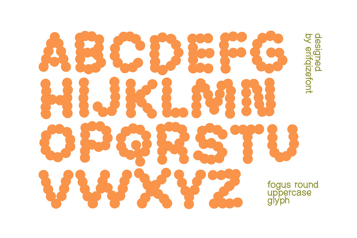 Fogus Round Playful Font, a Handwritten Font by Erifqizefont (Photo 5 of 5)