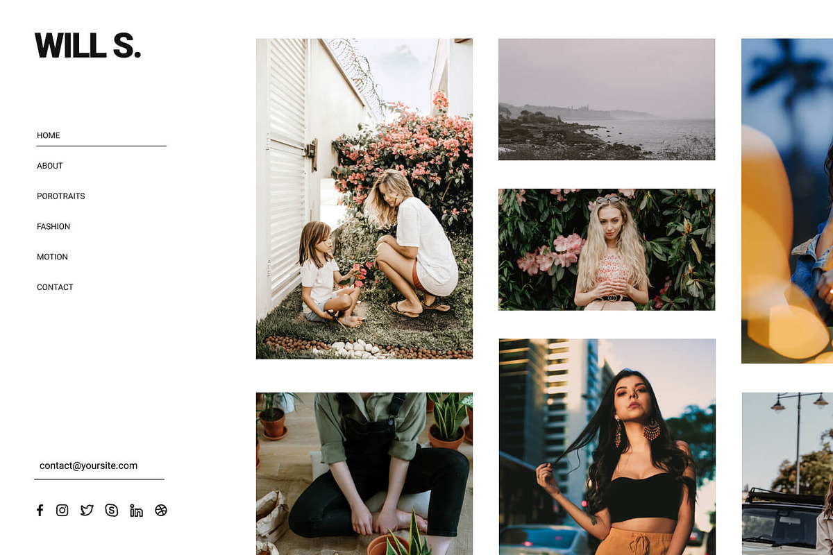 Will - Fashion Photographer Template, a HTML Template by TemplatesJungle (Photo 2 of 4)