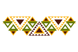 Ethnic pattern. Geometric and aztec, an Illustration by the8monkey