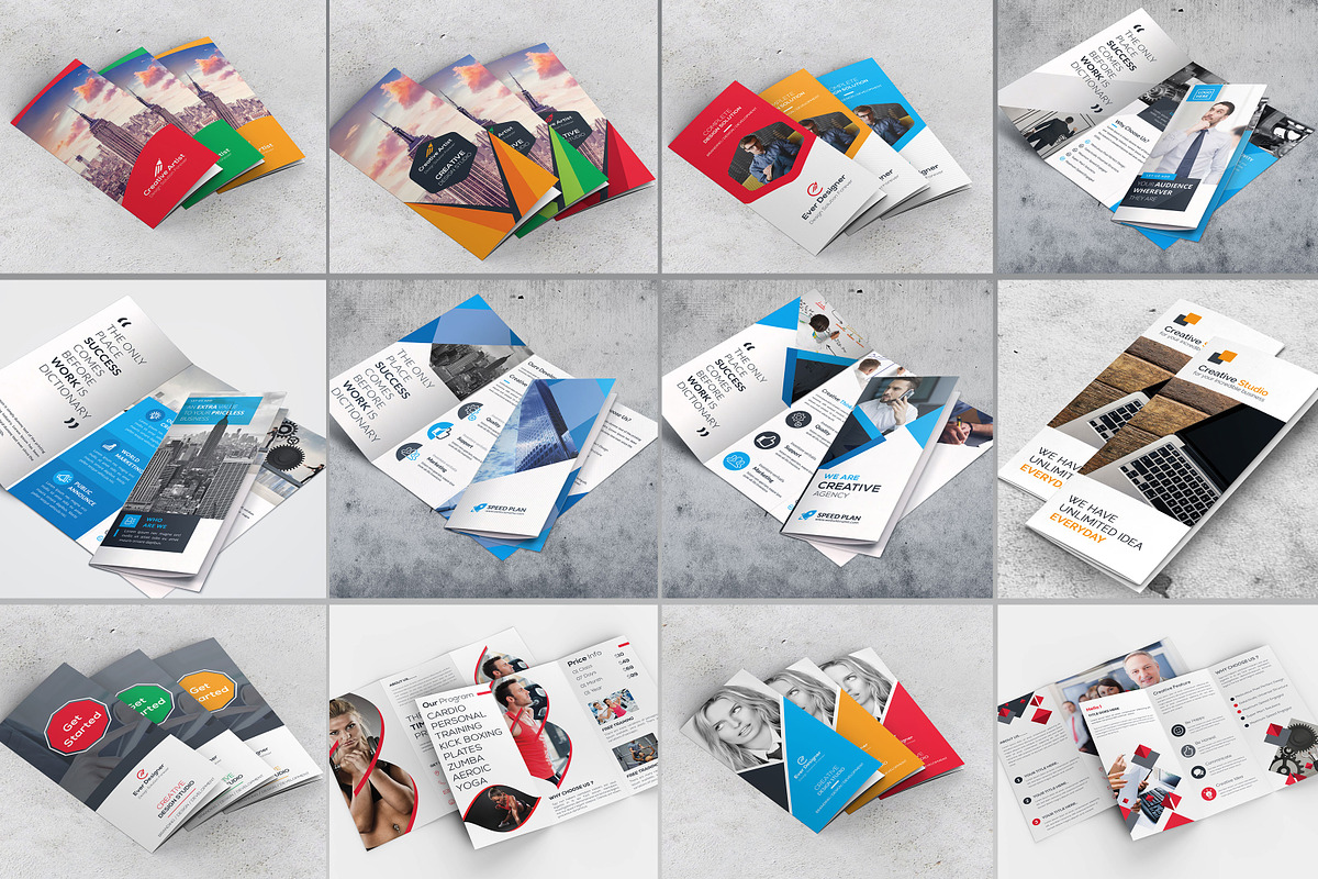 50 Business Trifold Brochures Bundle, a Brochure Template by Genereux Art (Photo 5 of 5)
