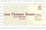 1543 Humane Jenson, a Script Font by GLC Foundry (Thumbnail 1 of 5)