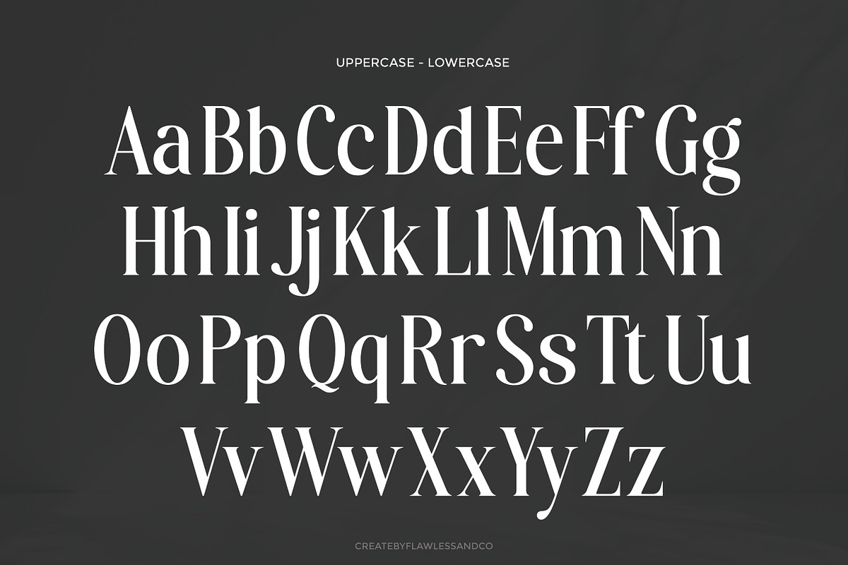Raslune - Retro Serif Font, a Serif Font by Flawless And Co (Photo 9 of 10)