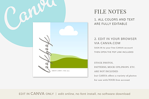 CANVA Lookbook Template