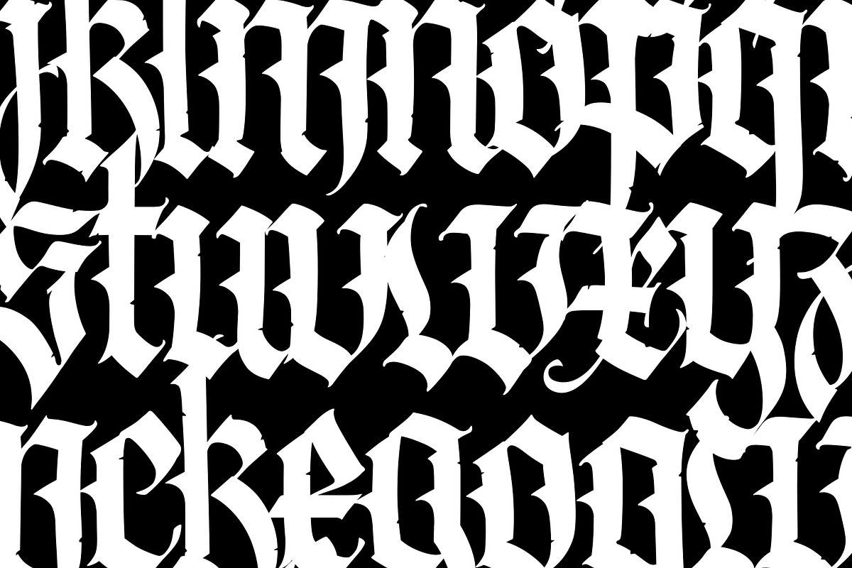 Gothic vector letters, an Object Graphic by GeekClick (Photo 6 of 8)
