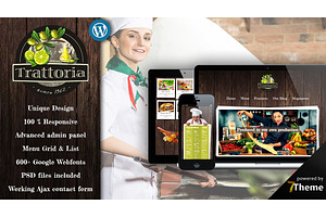 Trattoria - Rustic Restaurant Theme